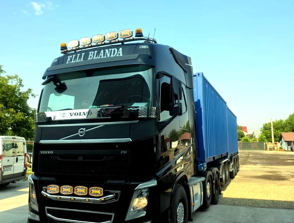 Cap tractor Cargo Stelia pregătit pentru transport